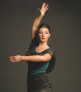 bodycamiseta flamenca mujer bajo pedido - Maillots/Bodys/Camiseta/Top TAMARA Flamenco - Top Lola