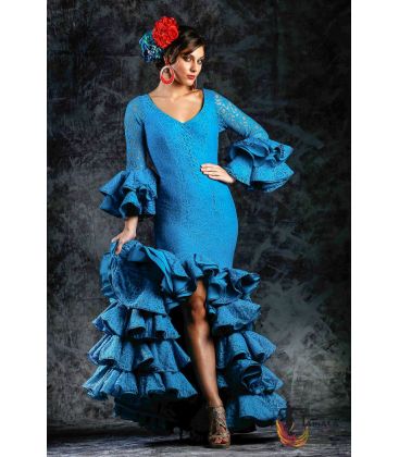 woman flamenco dresses 2019 - Vestido de flamenca TAMARA Flamenco - Flamenca dress Graciela Blue