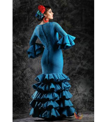 trajes de flamenca 2019 mujer - Vestido de flamenca TAMARA Flamenco - Traje de sevillanas Graciela Azul