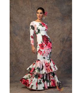 trajes de flamenca 2019 mujer - Aires de Feria - Traje de sevillanas Capricho estampado