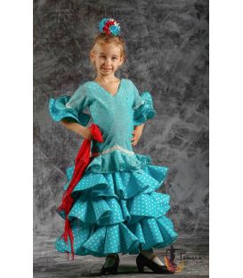 girl flamenco dresses 2019 - Roal - Flamenca dress Estepona Polka dots