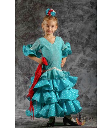 trajes de flamenca 2019 nina - Vestido de flamenca TAMARA Flamenco - Vestido de sevillanas Estepona Lunares
