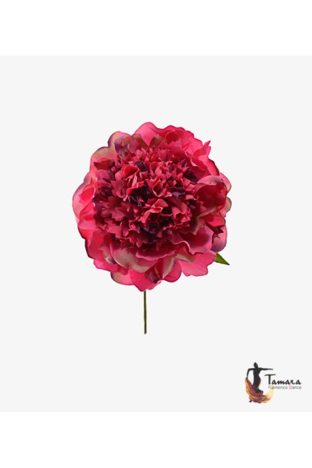 Flores de Flamenca modelo Flor Flamenca Peonía - 15 cm Rojo