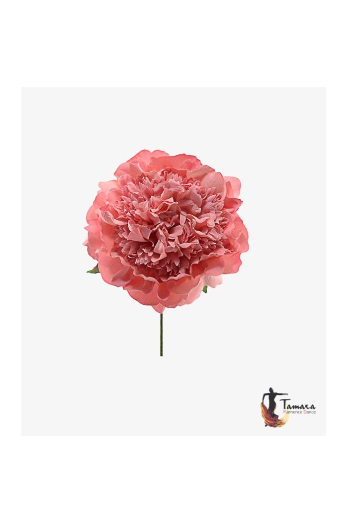  Flowers - Flamenco model Flamenca Flower Peony - 15 cm Pink