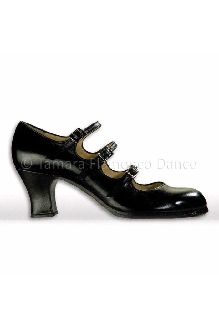 Chaussures professionnelles de flamenco Begoña Cervera modèle Chaussures de flamenco 3 Correas 
