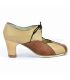 zapatos de flamenco profesionales personalizables - Begoña Cervera - acuarela cordonera camel diseño 01