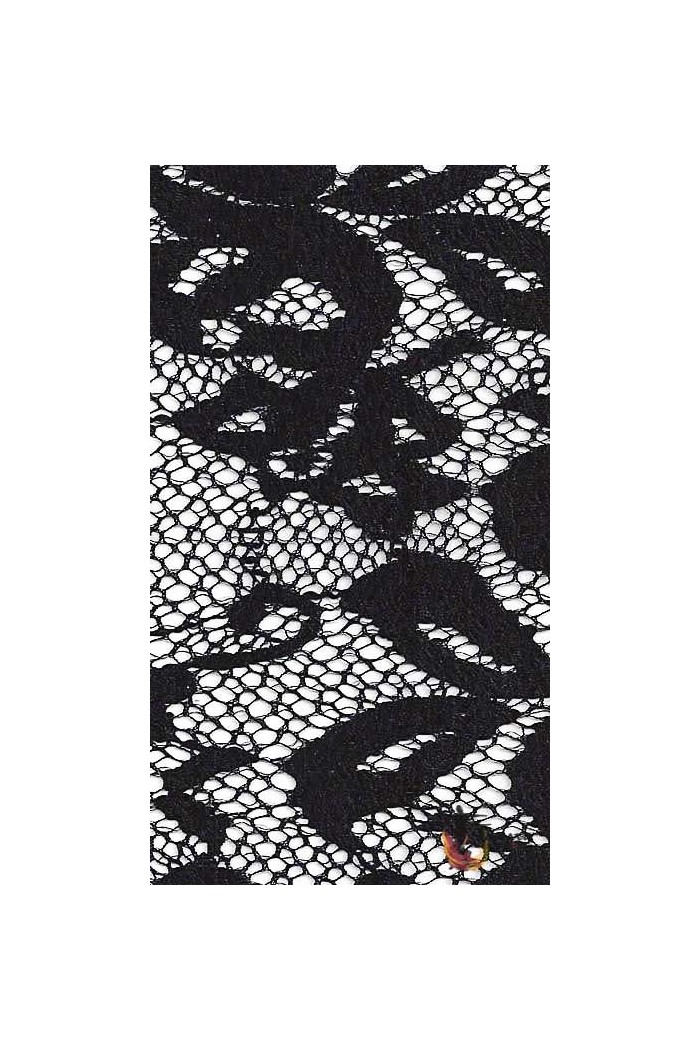 Body/Camiseta flamenca MUJER modelo Camiseta Málaga - Punto elástico liso y encaje Verde Botella