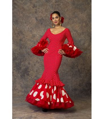 woman flamenco dresses 2019 - Aires de Feria - Flamenca dress Piropo Polka dots