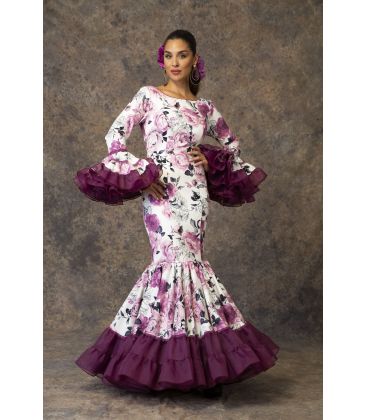 woman flamenco dresses 2019 - Aires de Feria - Flamenca dress Relente Flowers