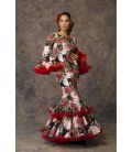 Robe de flamenca Primavera Fleurs