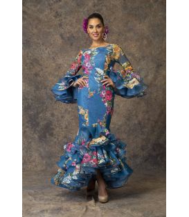 trajes de flamenca 2019 mujer - Aires de Feria - Vestido de sevillanas Brisa Encaje