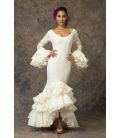 Robe de flamenca Brisa Ivory