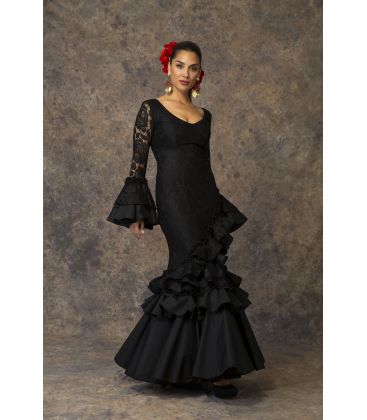 robes de flamenco 2019 pour femme - Aires de Feria - Robe de flamenca Esperanza Dentelle