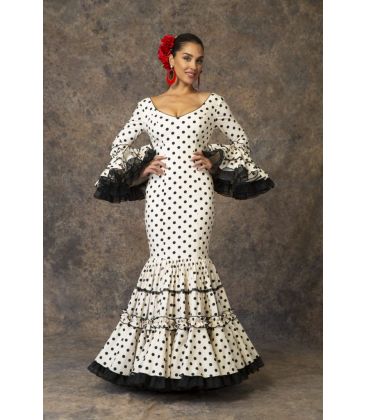 trajes de flamenca 2019 mujer - Aires de Feria - Vestido de flamenca Romance Lunares