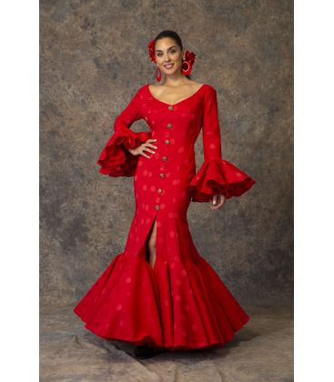 robes de flamenco 2019 pour femme - Aires de Feria - Robe de flamenca Rocio Rouge