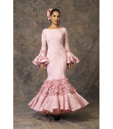 trajes de flamenca 2019 mujer - Aires de Feria - Vestido de flamenca Ilusiones Rosa