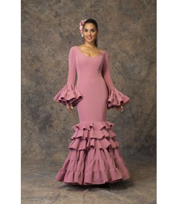 trajes de flamenca 2019 mujer - Aires de Feria - Traje de flamenca Anochecer Rosa