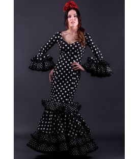 flamenco dresses in stock immediate shipment - Vestido de flamenca TAMARA Flamenco - Trigal - Size 36 (Red and white polka dots)