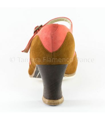 flamenco shoes professional for woman - Begoña Cervera - Binome special suede back