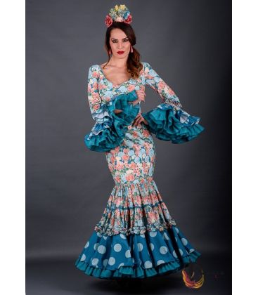 woman flamenco dresses 2019 - - Flamenca dress Daniela flowers