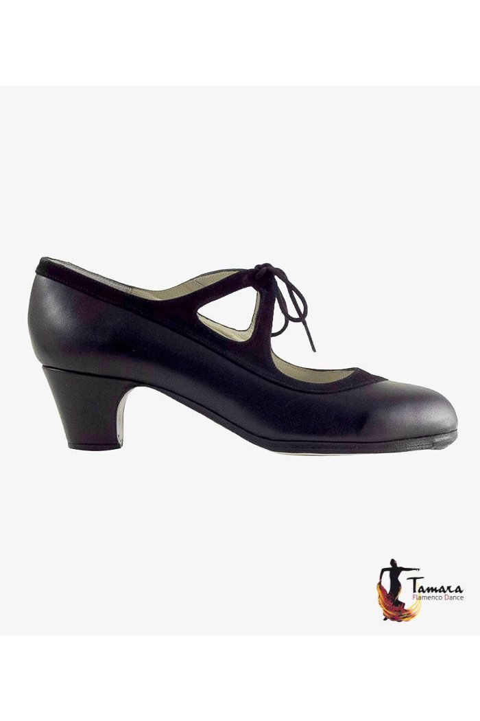  Flamenco shoes - Professionals model Flamenco shoes Candor negro-rojo