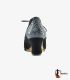 in stock flamenco shoes professionals - Tamara Flamenco - Macarena ( In stock ) professional flamenco shoe black suede and snake