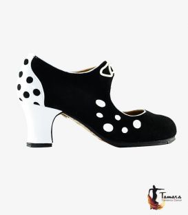 marca tamara flamenco - - Lola - Diseño 1 zapato profesional flamenco con lunares