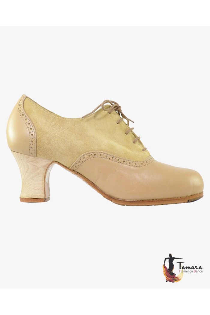 Tamara Flamenco shoes - Professionals model Flamenco shoes Garrotin Camel