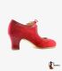 chaussures professionnels en stock - Tamara Flamenco - Tiento ( En Stock ) chaussure de flamenco professionnelle cuir et serpent