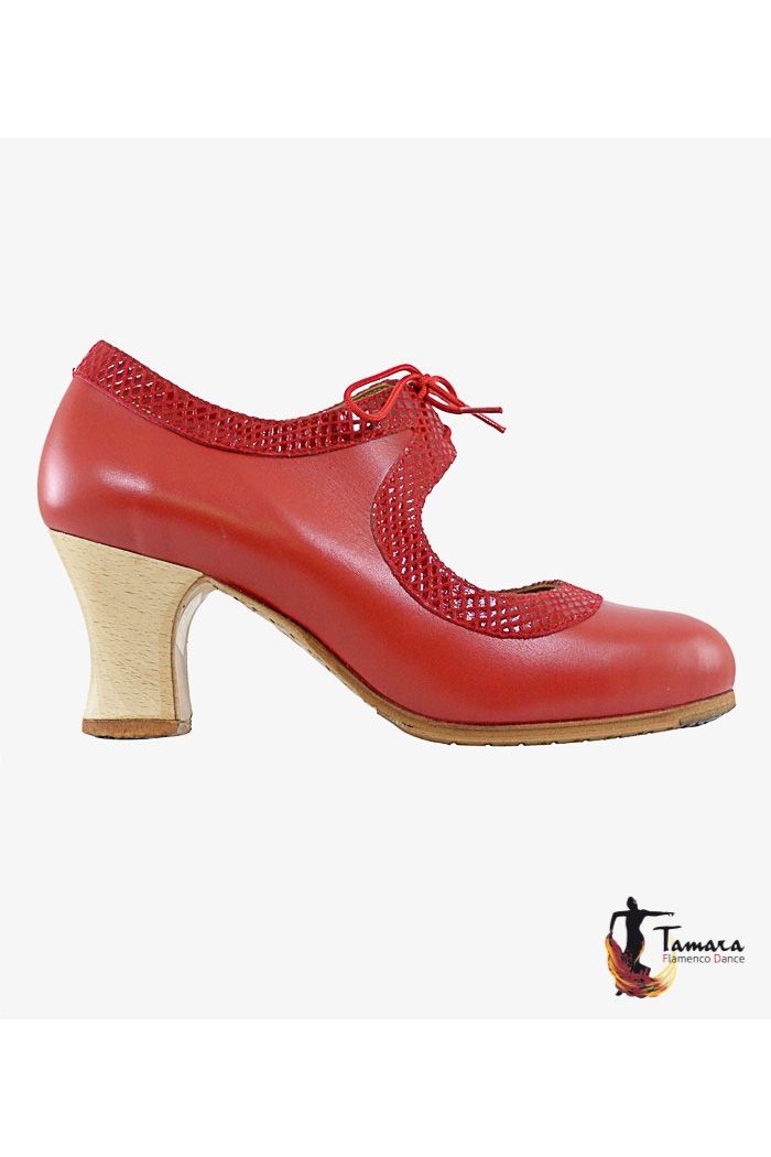 Chaussures professionnelles de flamenco Tamara modèle Chaussures de flamenco Tiento Noir