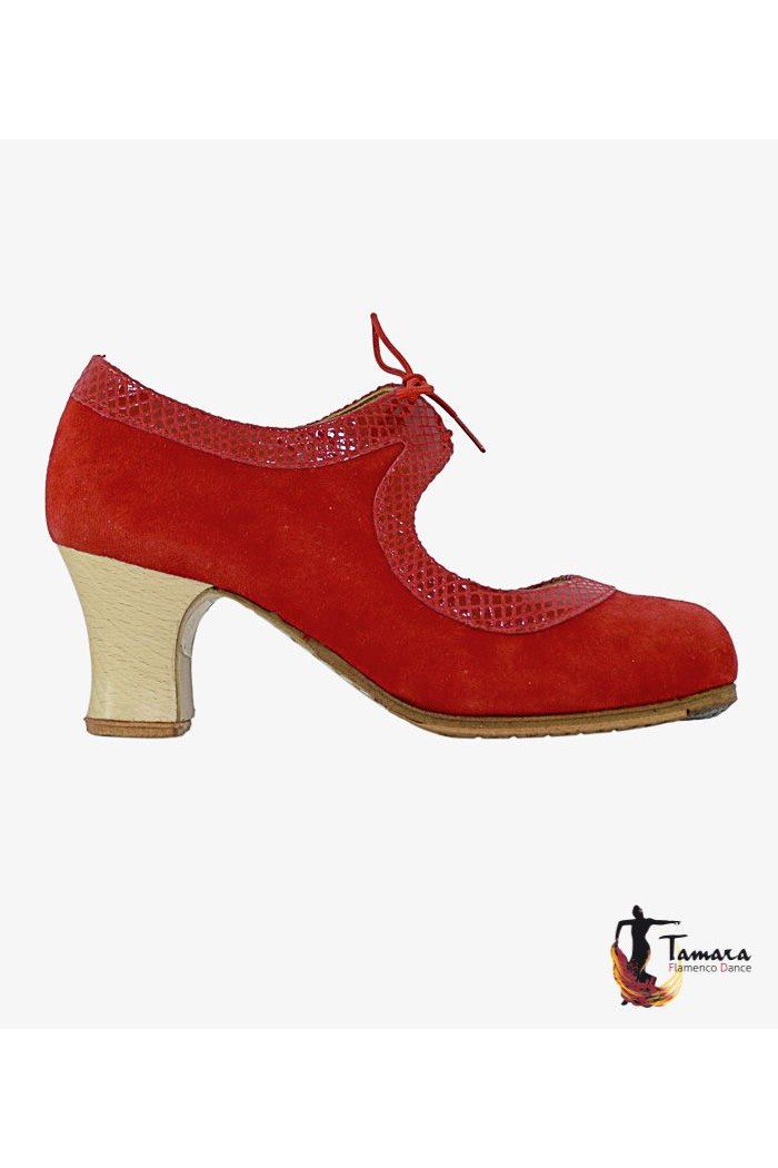 Chaussures professionnelles de flamenco Tamara modèle Chaussures de flamenco Tiento Noir