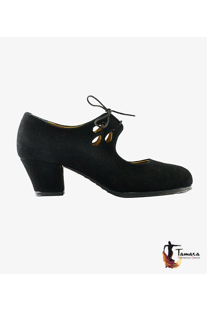 Zapatos de flamenco Profesionales Tamara modelo Zapatos de flamenco Jaleo Negro