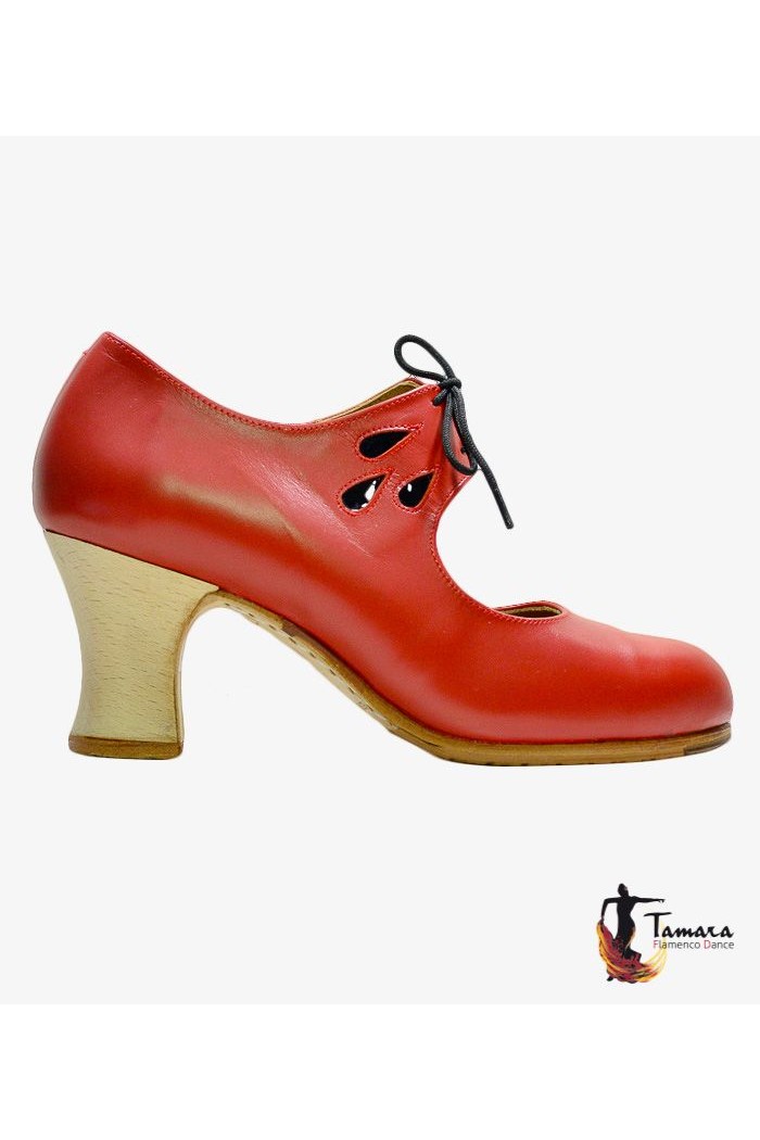 Tamara Flamenco shoes - Professionals model Flamenco shoes Fandango Red