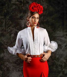 faldas y blusas flamencas en stock envío inmediato - Vestido de flamenca TAMARA Flamenco - Blusa Rebeca