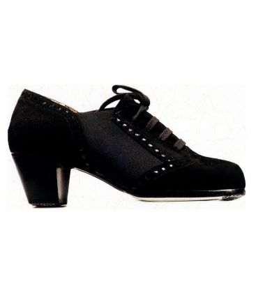 flamenco shoes for man - Begoña Cervera - Picado black suede