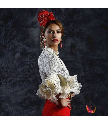 faldas y blusas flamencas en stock envío inmediato - Vestido de flamenca TAMARA Flamenco - Blusa Alba Superior