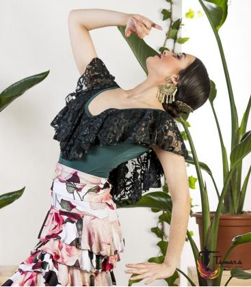 bodycamiseta flamenca mujer bajo pedido - Maillots/Bodys/Camiseta/Top TAMARA Flamenco - Top Isabella