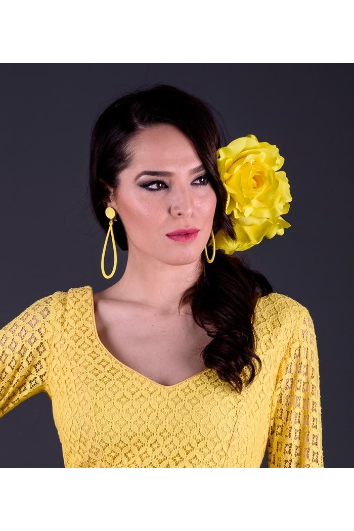 Pendientes de Flamenca modelo Pendientes Diseño 02 - Acetato Lima p