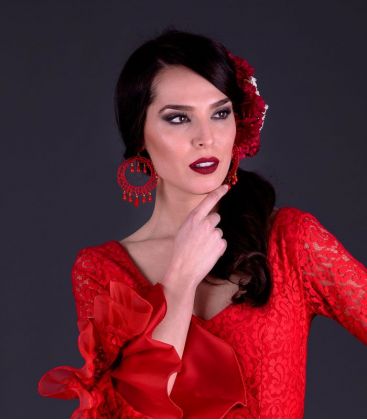 flamenco earrings by order - - Earrings 40 - Acetate