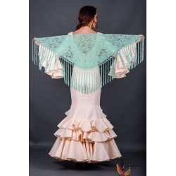 Châle foire uni/imprimé/lacé modèle Châle Femme - Dentelle Noir