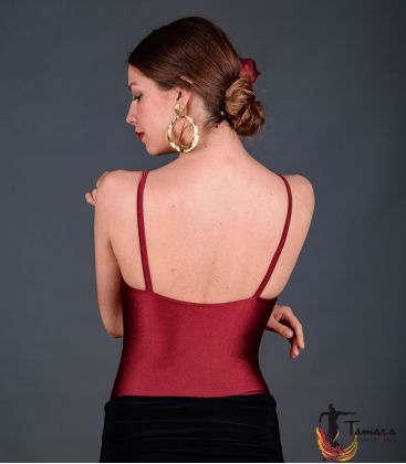 bodycamiseta flamenca mujer en stock - - Body maillot flamenco - Lycra
