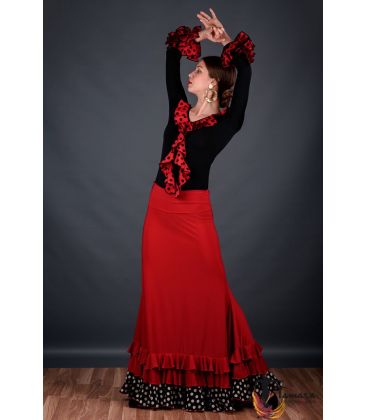bodycamiseta flamenca mujer en stock - - Tarifa Lunares - Viscosa y koshivo