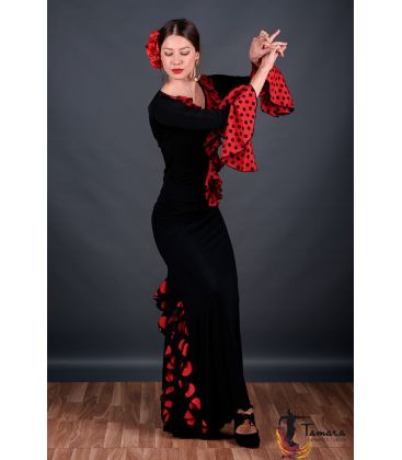 bodycamiseta flamenca mujer en stock - - Tarifa Polka dots - Viscose and koshivo