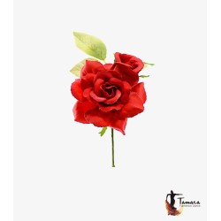 Flores de Flamenca modelo Flor Flamenca Cristina - 8 cm Rojo
