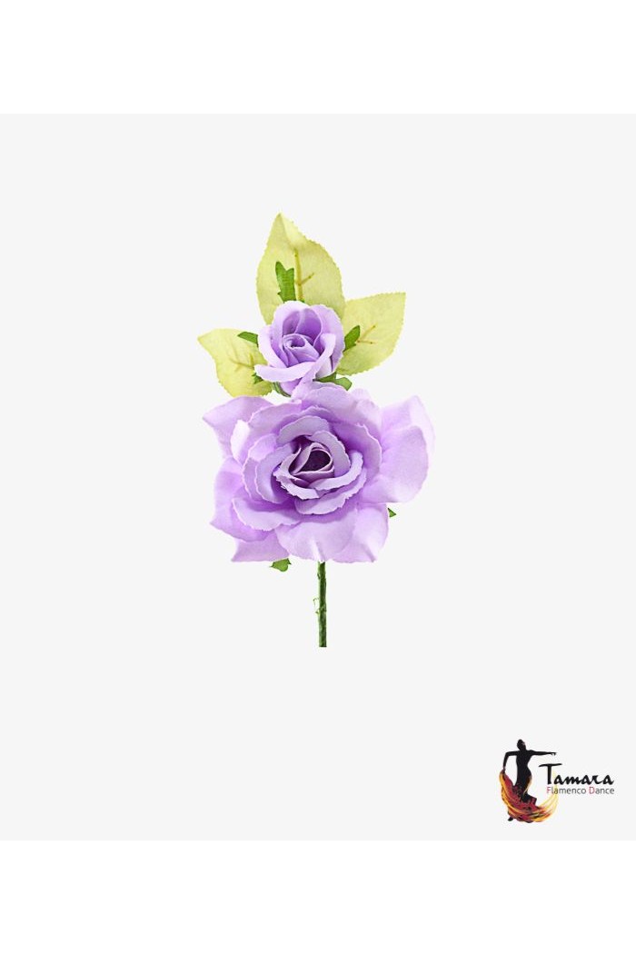 Fleurs de flamenco (pour cheveux) modèle Fleur Flamenca Cristina - 8 cm Orange