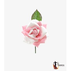 Flores de Flamenca modelo Flor Flamenca Bicolor - 10 cm Turquesa