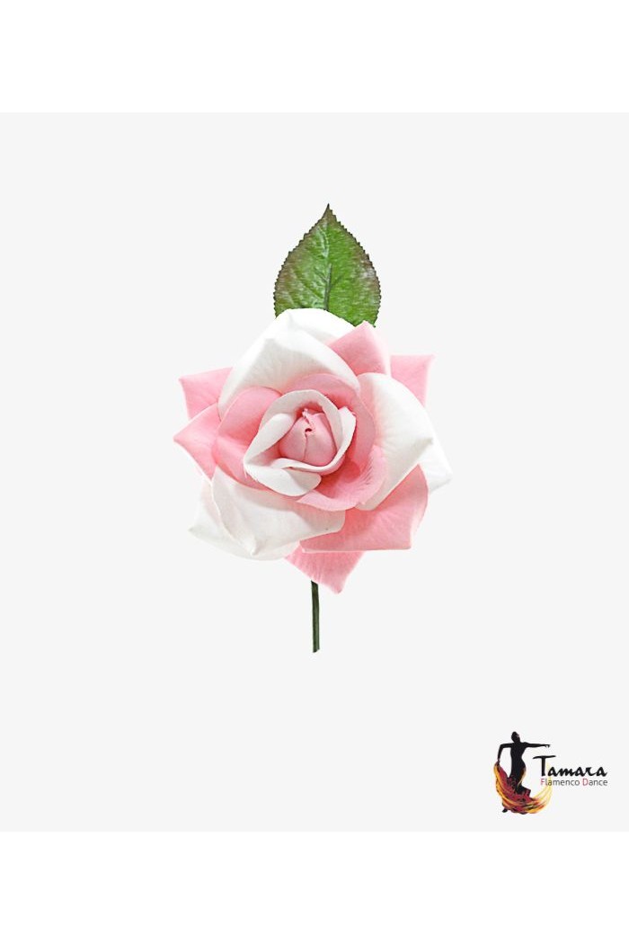 Fleurs de flamenco (pour cheveux) modèle Fleur Flamenca Bicolor - 10 cm Vert Andalousie