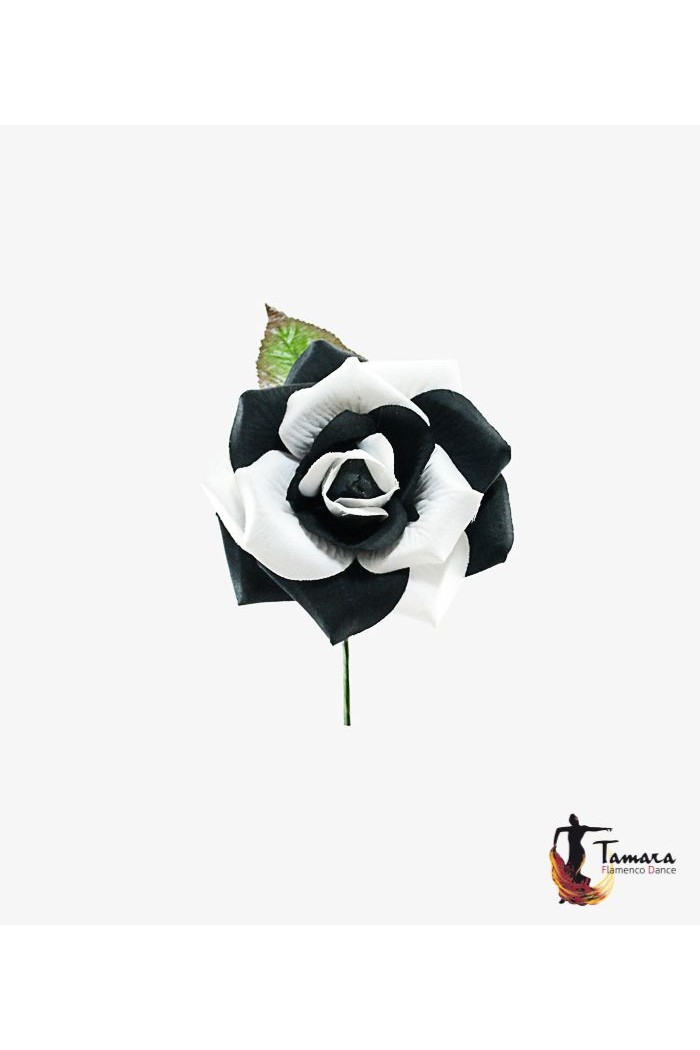  Flowers - Flamenco model Flamenca Flower Bicolor - 10 cm Bordeaux