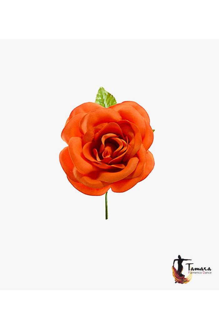 Fleurs de flamenco (pour cheveux) modèle Fleur Flamenca Luz - 12 cm Jaune