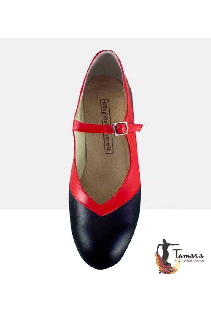 Chaussures de rue flamenco Begoña Cervera Begoña Cervera modèle Salon Correa II avec compensé Rue 